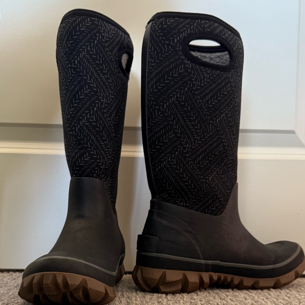 Bogs Black and Brown Winter & Rain Boots